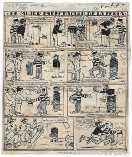 Original de Louis Forton: El arte de hacer dinero, publicado en el TBO 680 de 1930