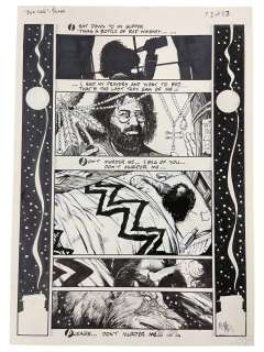 Grateful Dead Comix, Issue 1, Dire Wolf Original Production Comic Storyboard 11" x 16.5" | Los Angeles Estate Auction