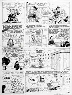 JANVIER, Michel (1954) - lot 186 - Planche 44, Rantanplan "Le clown" 1993, signé Janvier, 42…