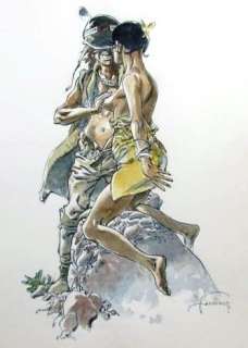 Jeremiah - Aquarelle originale Kurdy et Pryscillia | Catawiki