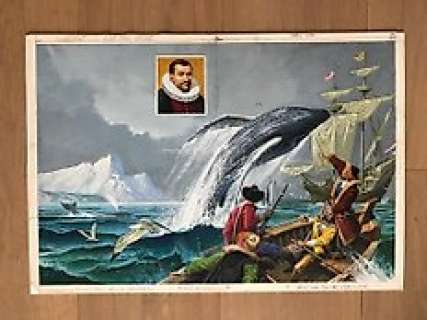 Severino Baraldi - original illustr. "Henri Hudson ontdekt Jan Mayen" - Page séparée - (1977) | Catawiki