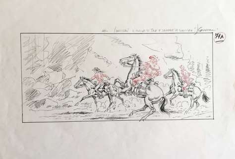 Tex - Magnus - original sketch - Page séparée | Catawiki