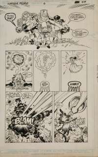 Paris Cullins | Birth Page of Mother Box As a Female 1St in Forever People #6 | ComicArtFans Classifieds