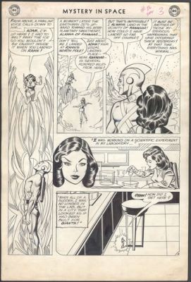 Carmine Infantino MYSTERY IN SPACE # 86 page 3, twice-up, Adam Strange & Alanna | eBay US (Buy It Now)