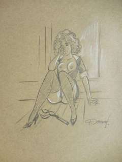 Renaud - Originele tekening - Gepubliceerd in ’Des Seins de Renaud’ - Page volante - Other | Catawiki