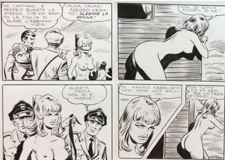 Bonnie #63 - Camillo Zuffi - 20x original pages - Page volante - EO - (1971) | Catawiki