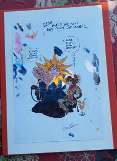 Ligne sale - Gag original Les coups de soleil - EO (1998) | Catawiki