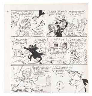 Beany and Cecil 1953 Original Comic Book Art. | Van Eaton Galleries
