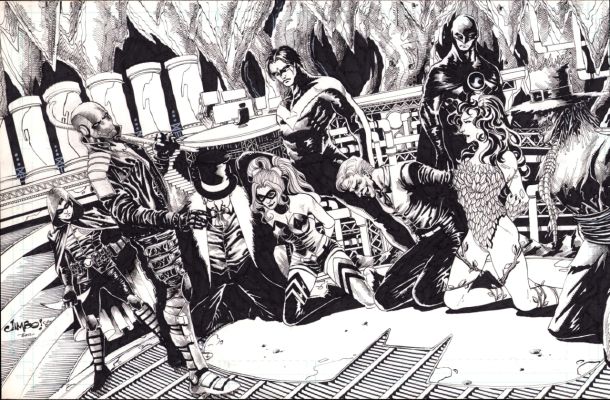 Batman Family & Villains by Jimbo Salgado (11x17) | Raremarq (Buy It Now)