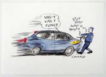 Chard Illustration... | CHARD Illustration sur le thème des bavures policières Encre... | Vermot et Associés
