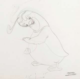 A "The Crackpot Quail" Original Production Drawing. | Van Eaton Galleries