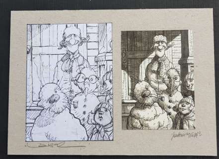 Loisel, Régis / Tripp, Jean-Louis - Illustration originale - Magasin général  - (2015) 