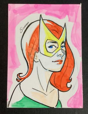 Samuel Silva | Marvel Girl - Personal Sketch Card | Raremarq (Buy It Now)