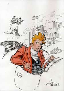 Filippi, Denis-Pierre... | FILIPPI, DENIS-PIERRE & LEBEAULT FABRICE. SPIROU. Magnifique... | Aibo Art Auction
