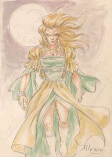 MORENO, MARC & SARN,... - Lot 356 - MORENO, MARC & SARN, AMELIE. Dark Blood. Dessin original...