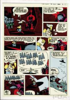 Le Gall | YOYO AGAINST THE BLACK MOON Planche Ã  l’encre de Chine n°22 SBD | Kahn et Associés