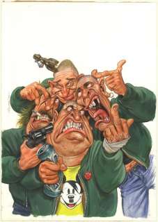 296: Kruger original painting Kowalski #1 cover 1991 | Russ Cochran