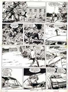 Jijé. Planche originale Jean Valhardi | BDEnchères