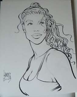 Labrosse, Thierry  - Dessin original - Moréa - Page volante - (2009) 