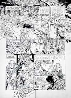 Swolfs | Légende, planche n°14 Ã  l’encre de Chine de l’Ã… | Banque Dessinée