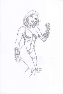 Alcides Pacheco | Fairchild Pinup | Abel Original Art