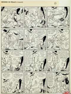 Jacovitti Benito - "Cocco Bill - Occhio di Pollo e... i polli con l‘occhio", 1969 | Urania Casa d’Aste