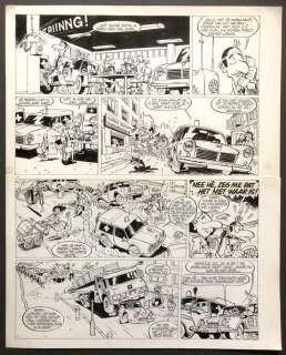 Uilenbroek, René - Original page - Soeperman - Indian ink on thick drawing paper - (1885) | Catawiki