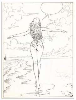 MANARA - Lot 193 - MILO MANARA Gulliveriana, Les Humanoïdes Associés 1996 Planche...