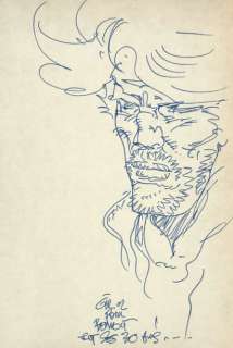 GIRAUD - « Blueberry » - Dédicace Dessin original à… | Collauctions