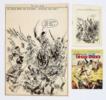 The Iron Duke original artwork by Henry (H. M.) Brock (1955) for Thriller… | Comic Book Auctions ltd