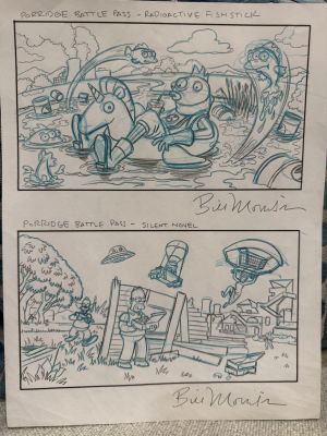Bill Morrison | Simpsons Fortnite Original Art | ComicArtFans Classifieds