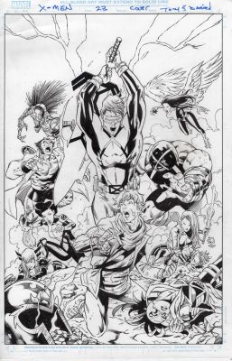 Tony Daniel, Mark Morales | X-Men 23 Cover | ComicArtFans Classifieds