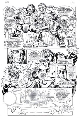 Dave Gibson | Gibbons - Martha Washington Goes To War #4 P.8 (Written By Frank Miller) | ComicArtFans Classifieds