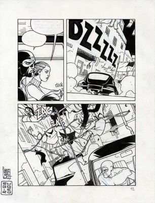 Giuseppe Camuncoli, Lorenzo Ruggiero | Giuseppe Camuncoli - "Diabolik: Colpo a Spaccanapoli" Page 12 | ComicArtFans Classifieds