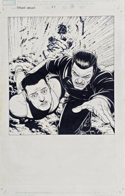 Tavola originale Steve Dillon Punisher Warzone # 3 pag. 2 | Venere Comic Art