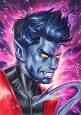 Bella Rachlin | Bella Rachlin :: Nightcrawler Portrait | ComicArtFans Classifieds
