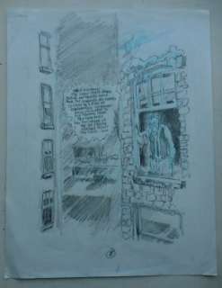 Will Eisner Originele schetsplaat - Will Eisner reader/ zonsondergang in Sunshine City - Page volante - Autre - (1985) | Catawiki