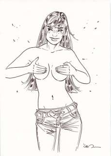 Jim (Terrasson, Thierry)  - Originele tekening - Marie - Een nacht in Rome - (2018) | Catawiki