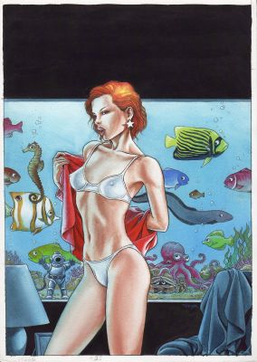 Felix Vega | Vega - Cover Skorpio #45 - 2003 | ComicArtFans Classifieds