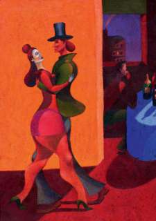 Dubois, Bertrand | DANSE Illustration couleur à la gouache et au pastel gras. | Cornette de St Cyr