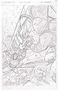 Chris Mooneyham - Five Ghosts #6 NYCC Variant Cover Pencils