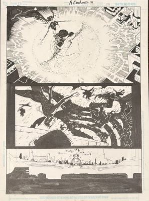 Patrick Gleason, Rebecca Buchman | Green Lantern Corps #42 Page 23 - Patrick Gleason And Rebecca Buchman - Kyle Raynerï¿½S Blackest Night Sacrifice | ComicArtFans Classifieds
