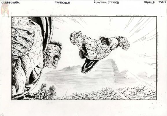 Philip Tan | Overpower Card Invincible By Philip Tan | ComicArtFans Classifieds