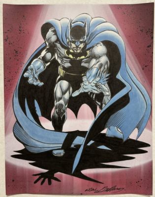 Neal Adams , Neal Adams , Neal Adams | Neal Adams Batman - Full Color Commission! | ComicArtFans Classifieds