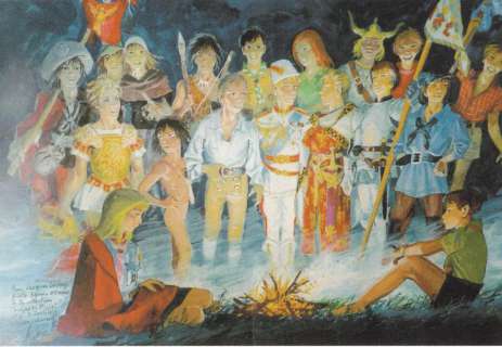 Joubert Pierre (1910 - 2002) | JOUBERT Pierre Â« Les Héros de Pierre Joubert Â». Gouache sur papier&hel | Tessier Sarrou