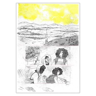 Anne Masse | Asphalte Sauvage - Planche originale 20 | Achetez de l’Art