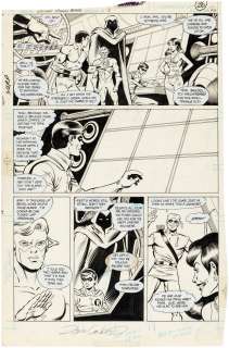 "SECRET ORIGINS" ANNUAL #3 COMIC BOOK PAGE ORIGINAL ART BY DAVE COCKRUM (TEEN TITANS). | Hake’s