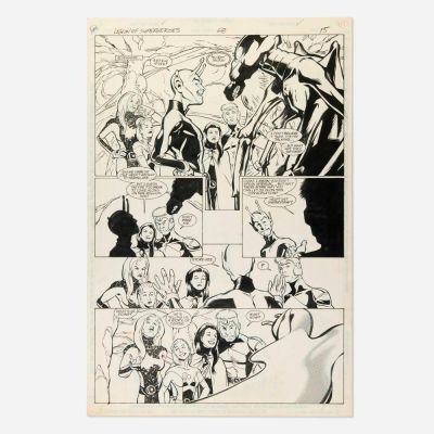 Lee Moder and Ron Boyd, Legion of Super-Heroes #68 Story Page 15 Original Art (DC Comics, 1995) | Landry Pop Auctions