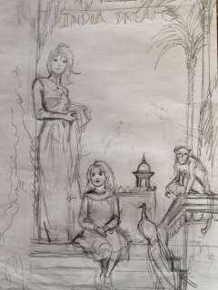 India Dreams T9 - Crayonné original - projet de couverture - (2016) | Catawiki
