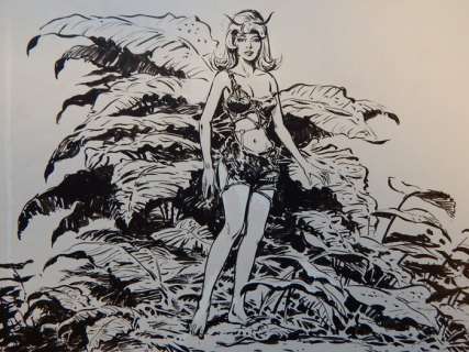 Brugman, Gideon (Milton Davis) - Originele openingspagina - Teraze de Zwarte Lynx - Size: 50 x 32.5 cm. - (1971) | Catawiki